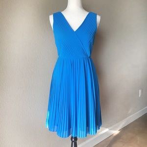 Geode Chiffon Pleated Dress